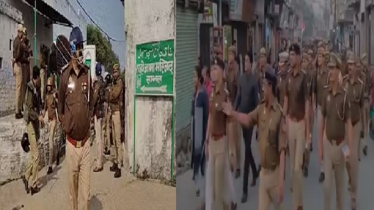 जुमे की नमाज को लेकर संभल में हाई अलर्ट, चप्पे-चप्पे पर पुलिस-पीएसी तैनात