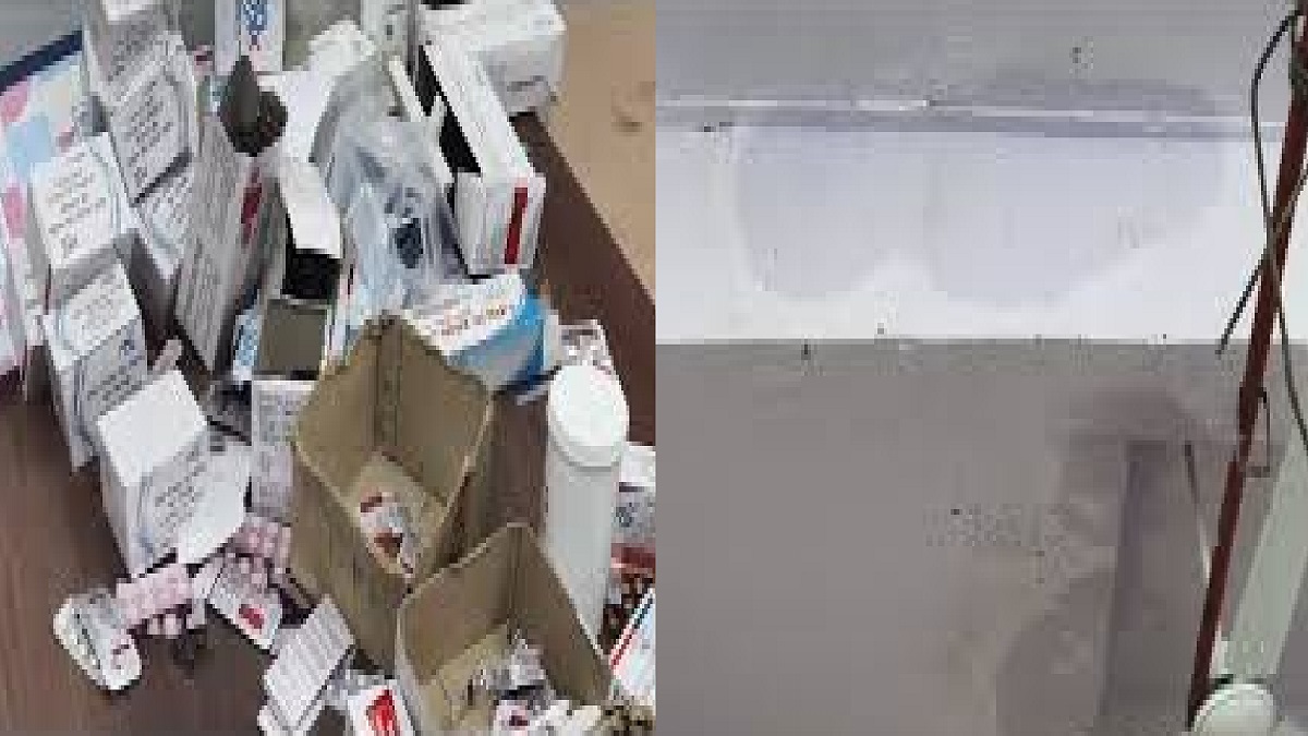 UP का बीमार अस्पताल! छत से टपक रहा पानी, भीगने से सारी दवाइयां हुई खराब, कांग्रेस बोली- यूपी के सरकारी अस्पतालों ने निकम्मेपन में वर्ल्ड रिकॉर्ड बना लिया है