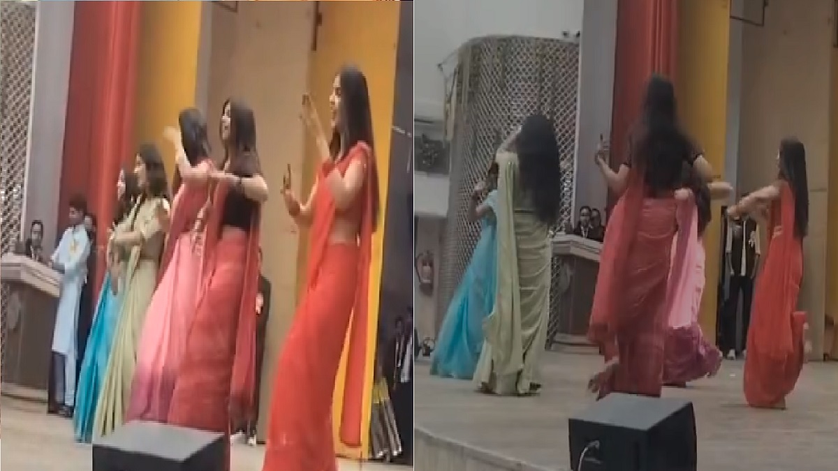 ‘मैं तन्ने सू प्यारी तू प्यारा मेरा…’, संविधान समारोह में छात्राओं ने यूनिवर्सिटी में लगाए जमकर ठुमके, देखकर पानी-पानी हो गए लोग, VIDEO VIRAL