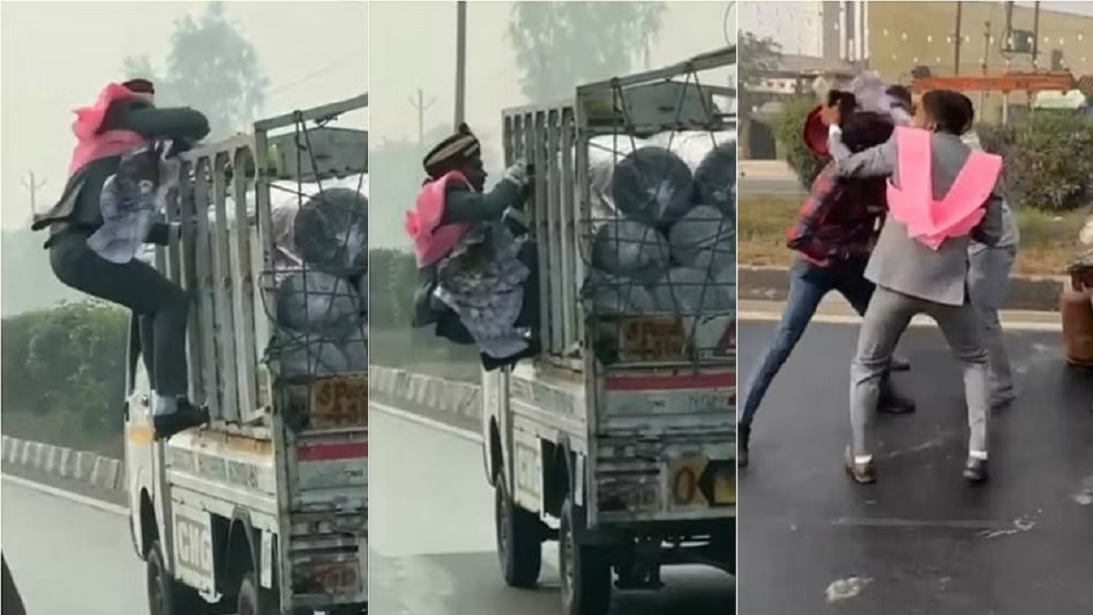 दूल्हे को आया जबरदस्त गुस्सा, चलती गाड़ी पर हीरो की तरह चढ़ा, जानिए पूरा मामला
