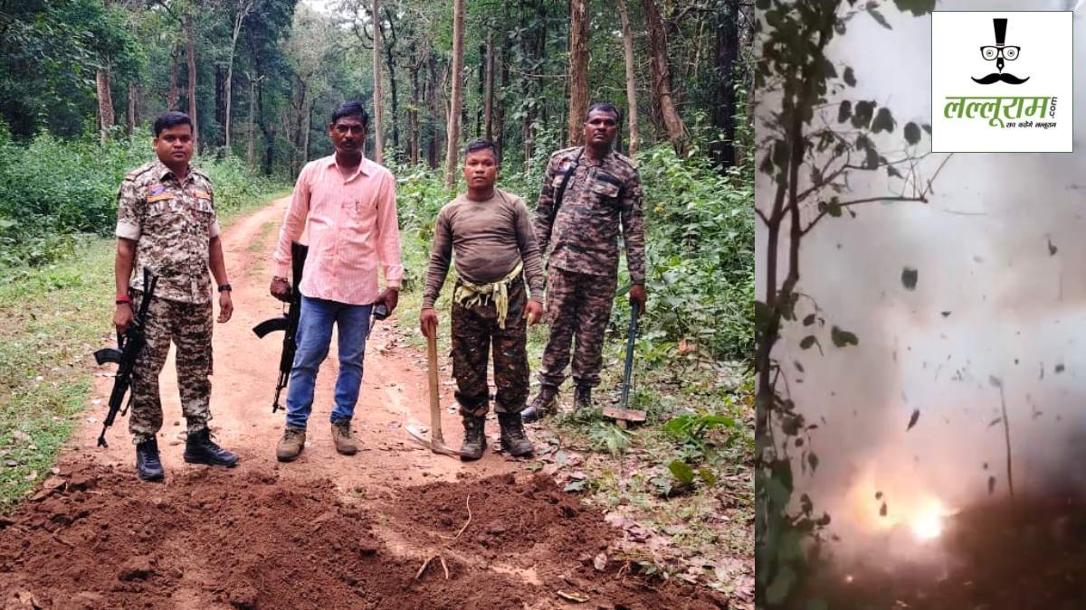CG NEWS: नक्सलियों के नापाक इरादों पर फिरा पानी, सुरक्षा बल के जवानों ने 10 किलो का IED बम किया बरामद, मौके पर किया निष्क्रिय…