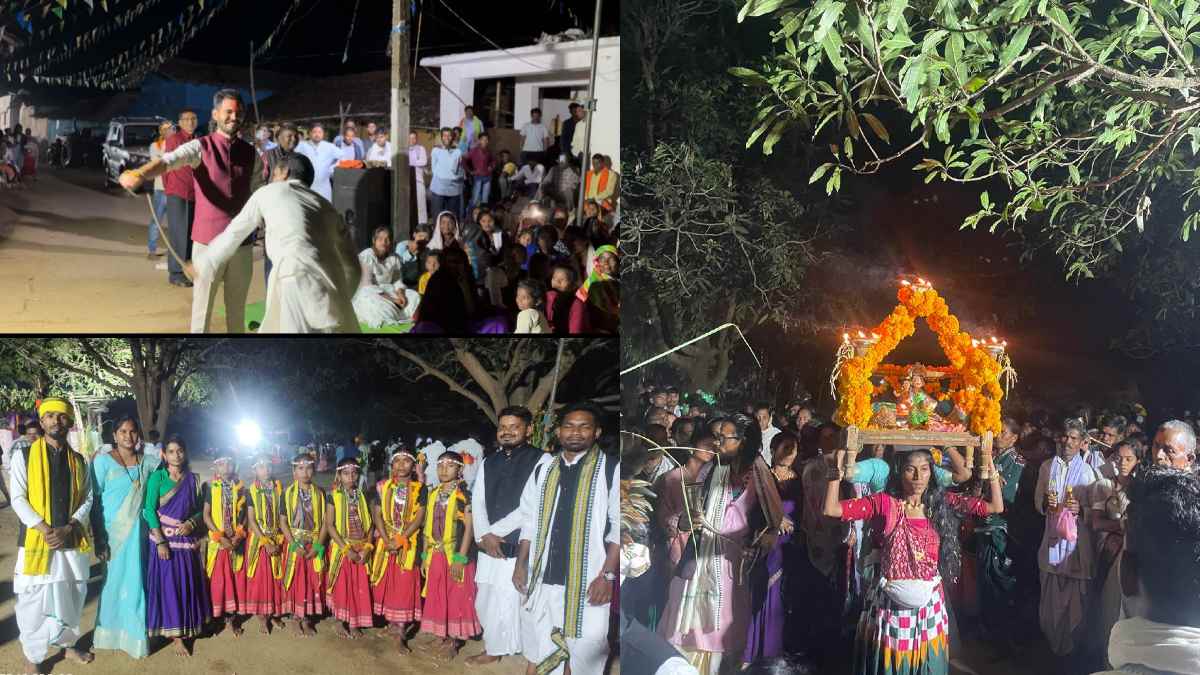 धूम-धाम से मनाया गया गौरा-गौरी विवाह महोत्सव, श्रद्धालुओं ने सोंटे से खाई मार, सुख-समृद्धि के लिए की मंगलकामना…