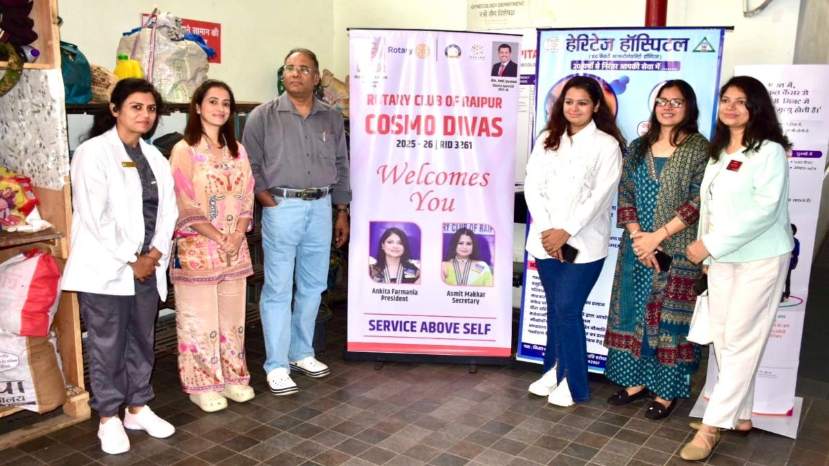 रायपुर में सर्वाइकल कैंसर रोकथाम कैंप का सफल आयोजन, कई महिलाओं को मिला टीकाकरण और जांच का लाभ