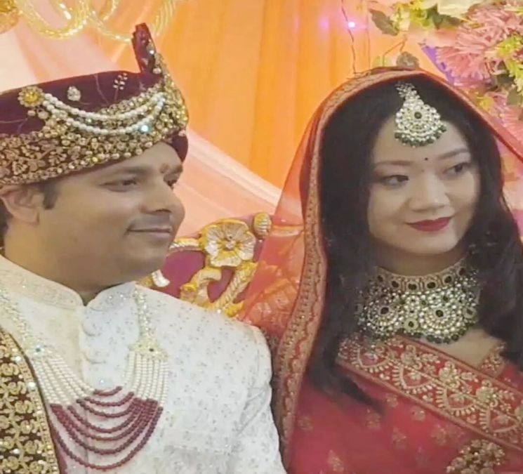 सात  समंदर पार प्यार निभाने आई चीन की लड़की, झारखंड के लड़के से की शादी