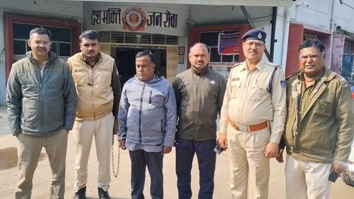 14 साल से फरार हत्या का आरोपी गुजरात से गिरफ्तारः भाभी की हत्या मामले में हुई थी आजीवन कारावास, 20 हजार का इनाम था घोषित