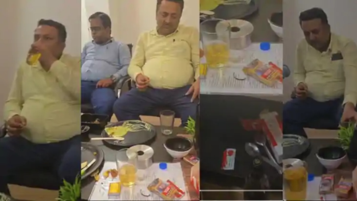 शराबबंदी वाले बिहार में अफसरों की पार्टी! पटना में जाम के साथ सिगरेट का कश लगाते हुए वीडियो वायरल